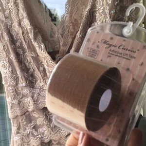 NIP Magic Curves BRALESS 2” Nude Tan ADHESIVE Sweat & Waterproof LIFT TAPE